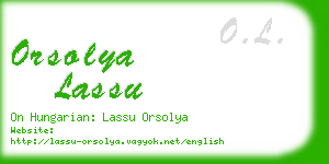 orsolya lassu business card